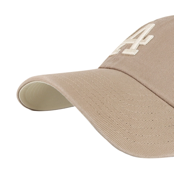Czapka z daszkiem 47 Brand Los Angeles Dodgers Ballpark Clean Up jasno brązowa