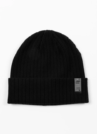 Czapka zimowa Pitbull Beanie Silvas Pitbull TM czarna