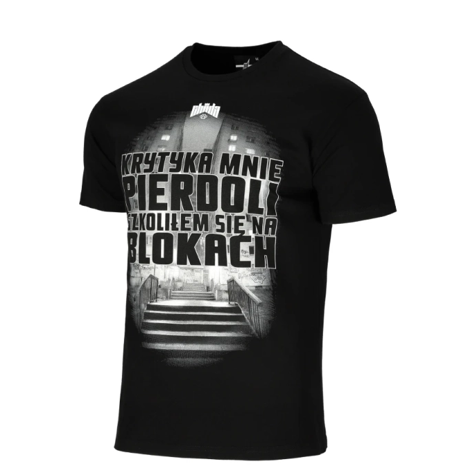 Koszulka męska T-shirt Chada Proceder Krytyka czarna