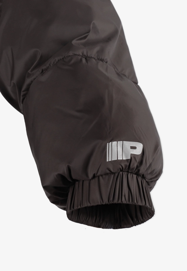 Kurtka zimowa męska Prosto Puffer 404 ciemno brązowa