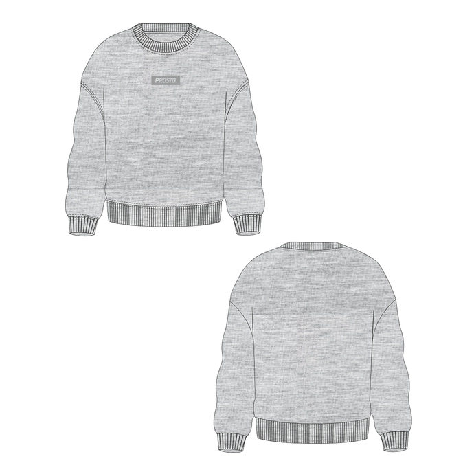 Bluza męska Prosto Box crewneck szara