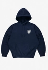 Bluza męska z kapturem oversize Prosto Splash Shield granatowa