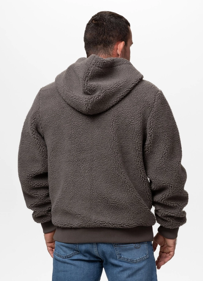 Bluza męska rozpinana z kapturem Pit Bull Galaxy taupe