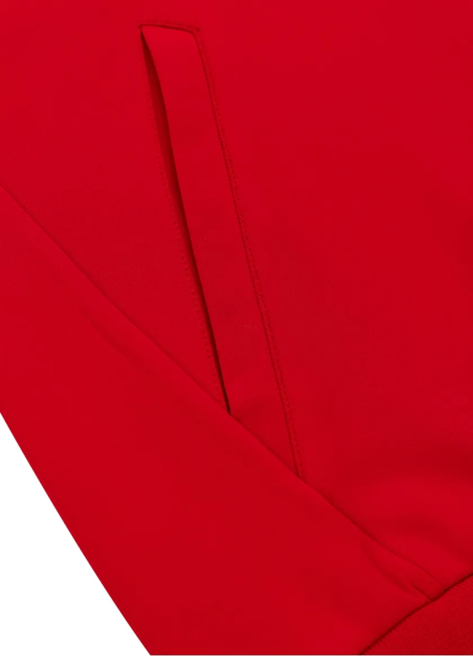 Bluza męska rozpinana Pit Bull Oldschool Nelson czerwona