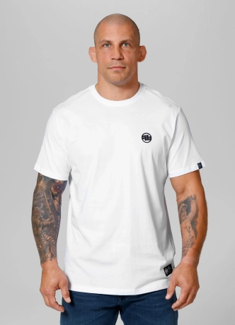 Koszulka męska T-Shirt Pitbull Small Logo biała