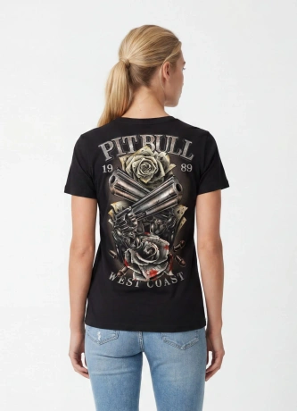 Koszulka t-shirt damska Pit Bull Player czarna
