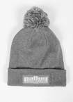 Czapka zimowa z pomponem Pit Bull One Tone Boxing szara