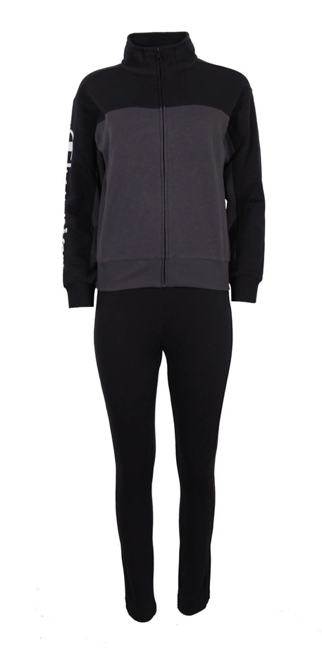 Komplet dresowy damski Champion Classic crewneck black/grey