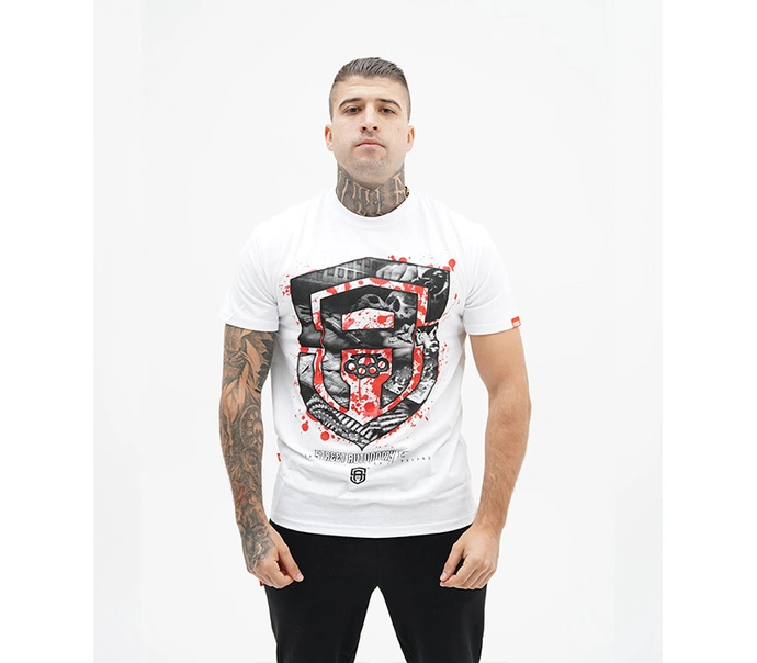Koszulka męska t-shirt Street Autonomy Fuck biała