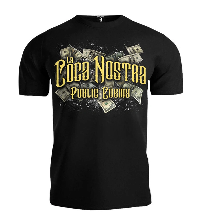 Koszulka męska T-shirt Public Enemy La Coca Nostra czarny