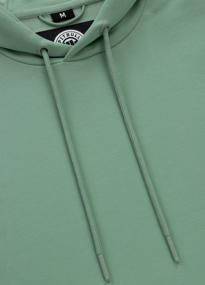 Bluza męska z kapturem Pitbull Pit Bull Tape Nugget miętowa zielona