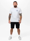 Koszulka męska T-Shirt Pit Bull Pitbull Skull Surf złamana biel