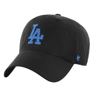 Czapka z daszkiem 47 Brand Los Angeles Dodgers Eight Bit Hero Clean Up czarna