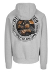 Bluza męska z kapturem Pitbull Pit Bull Driving szara