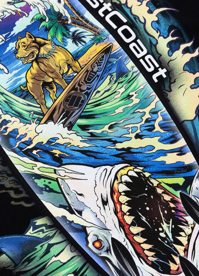 Koszulka męska T-Shirt Pit Bull Pitbull Camino czarna