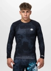 Koszulka męska rashguard Pitbull Longsleeve Pitbull World czarna