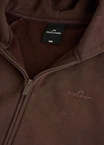 Bluza męska rozpinana z kapturem Coalition CLTN Zip 526 brązowa