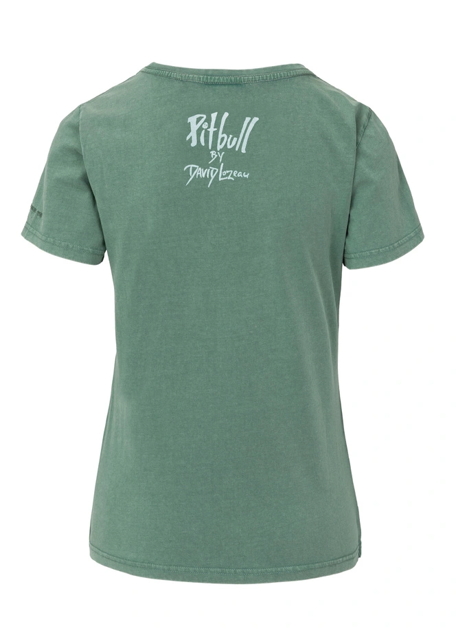 Koszulka damska T-shirt Pit Bull CruisinAndBoozin miętowy zielony