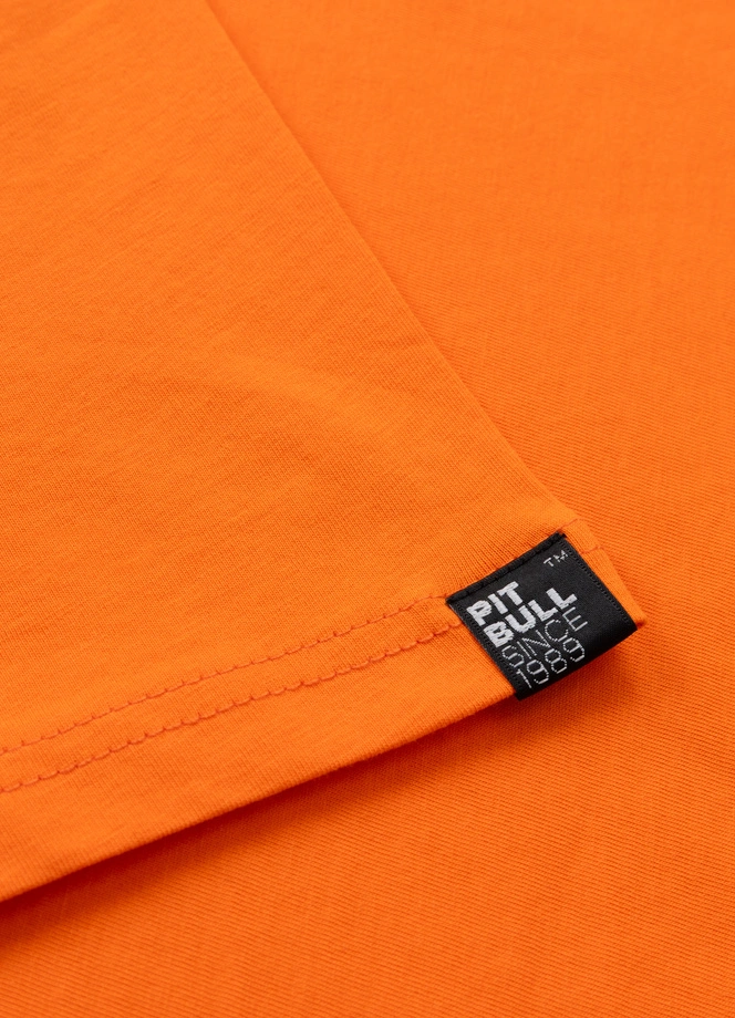 Koszulka męska T-Shirt Pit Bull Pitbull Eighty Nine Dog 25 pomarańczowa