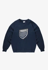 Bluza męska oversize Prosto Big Shield crewneck granatowa