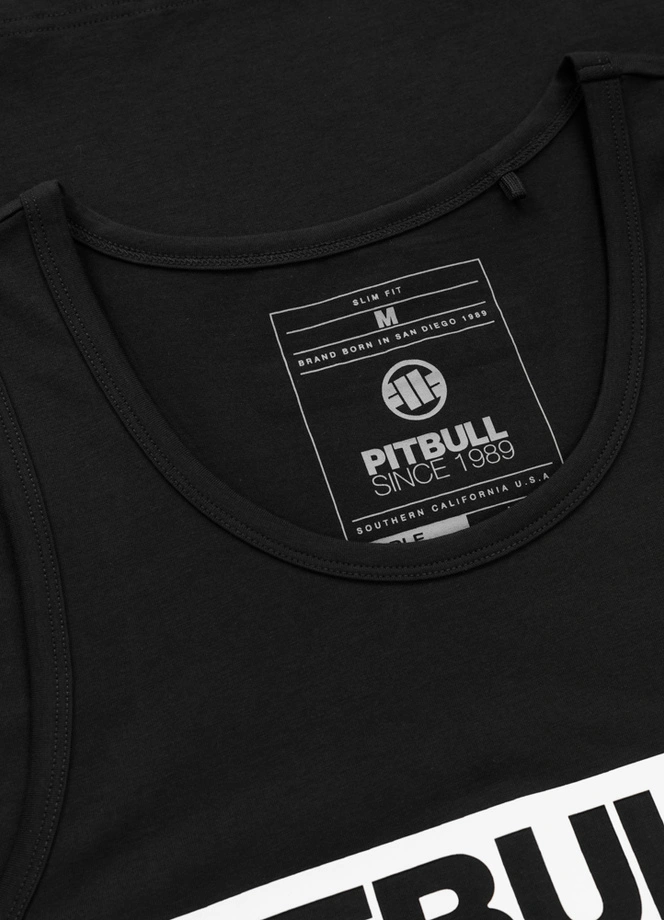 Koszulka męska tank top Pitbull Hilltop czarna