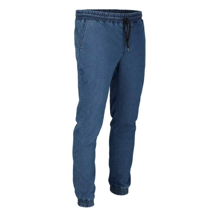 Spodnie męskie jogger jeans Chada Proceder Haft niebieskie