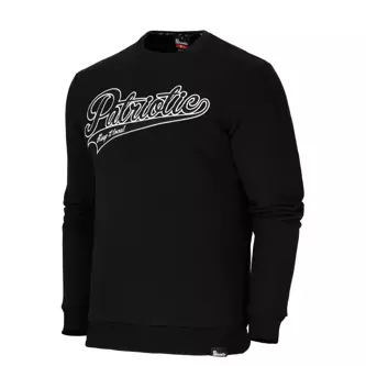 Bluza męska klasyczna Patriotic Collage Tag crewneck czarna