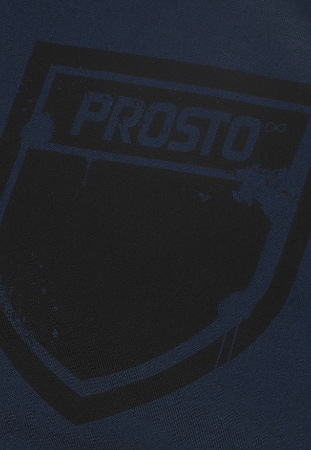 Bluza męska z kapturem Prosto Splash Shield granatowa