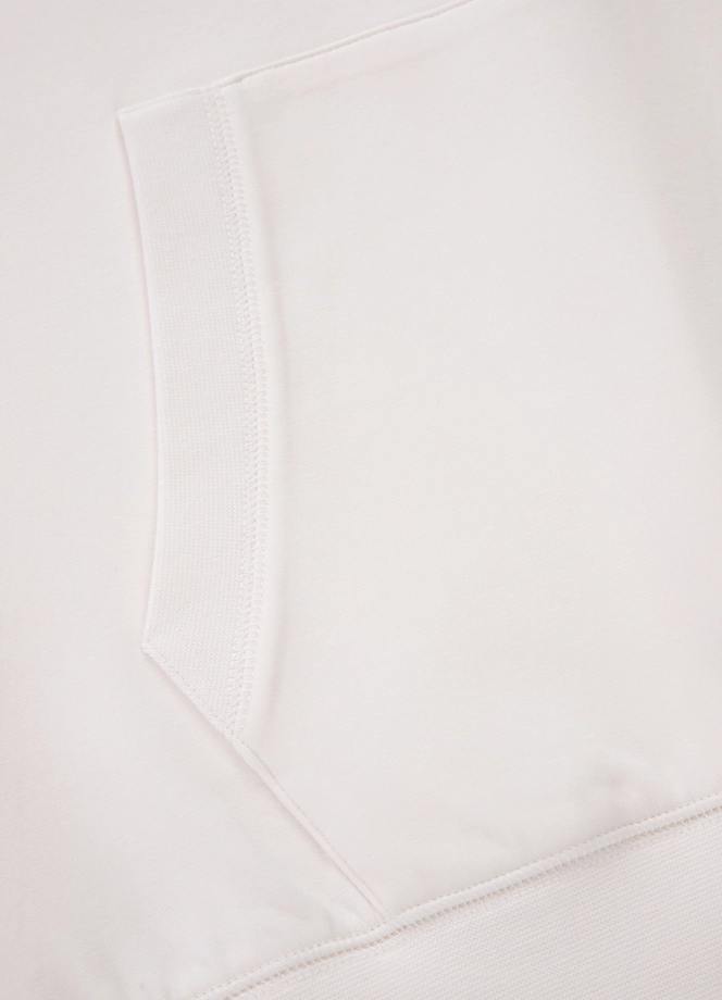 Bluza męska z kapturem Pitbull Pit Bull Sampson biała