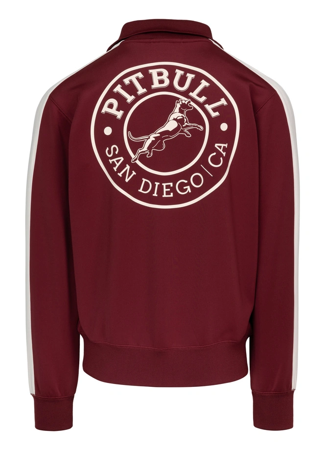 Komplet męski Pit Bull San Diego CA burgundowy