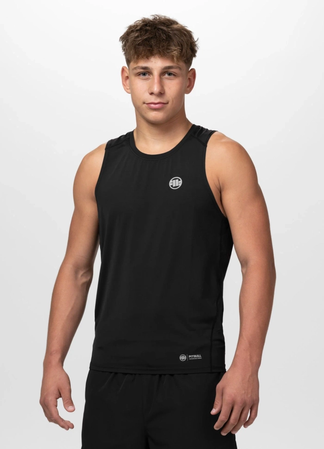 Koszulka męska Tank top Pit Bull Performance Pro+ Runway czarna