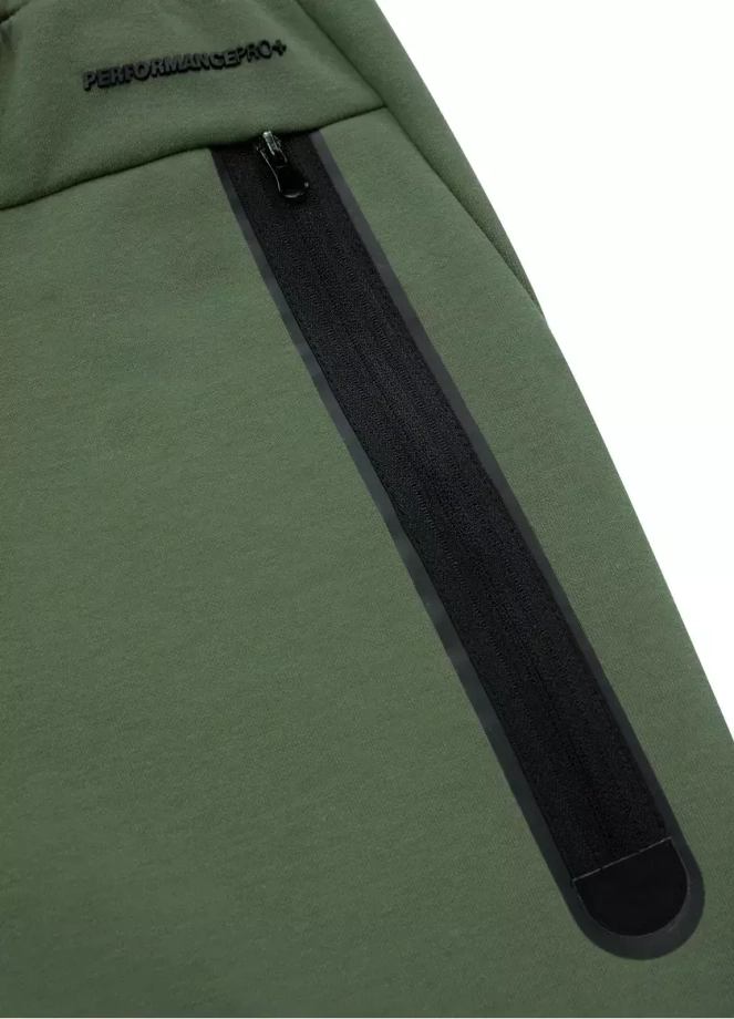 Spodnie dresowe męskie Pitbull Pit Bull West Coast Dolphin zielone