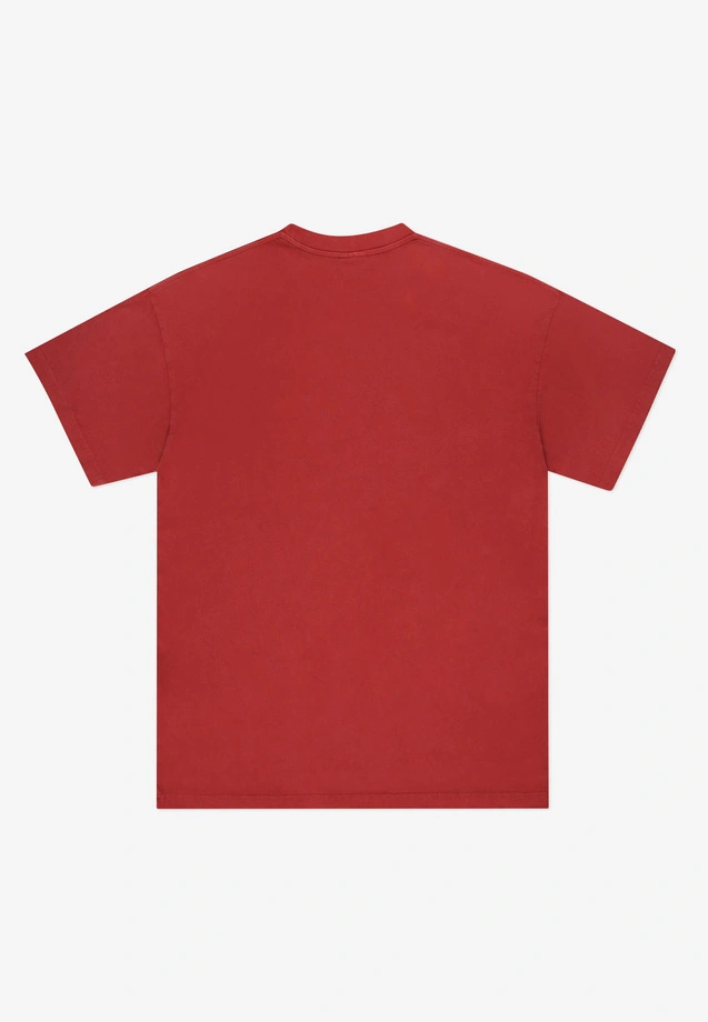 Koszulka męska t-shirt oversize Prosto Jung czerwona
