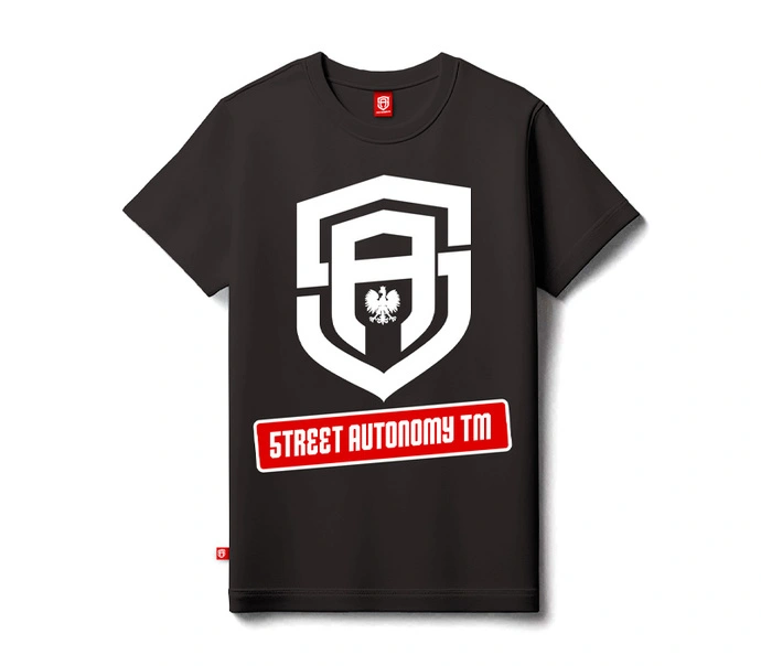 Koszulka męska t-shirt Street Autonomy Poluck czarna