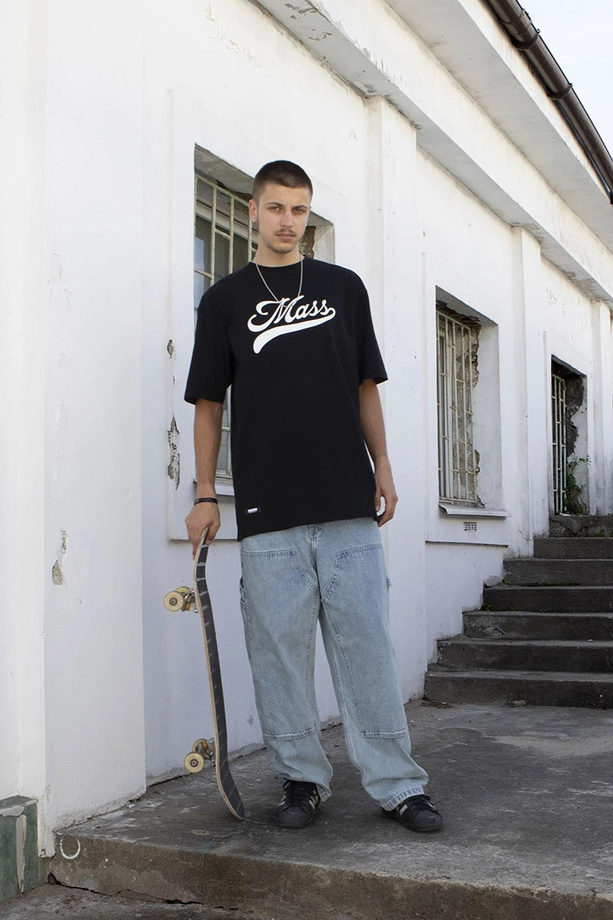 Koszulka męska t-shirt Mass Dnm Draft czarna