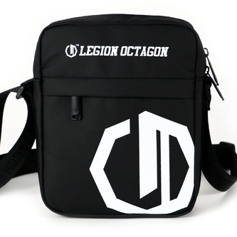 Saszetka listonoszka Legion Octagon Siena czarno/biała
