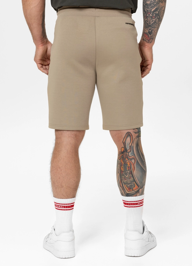 Spodenki szorty dresowe męskie Pitbull Dogwood beżowe