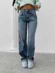 Spodnie damskie jeans Olavoga Eliokie niebieskie