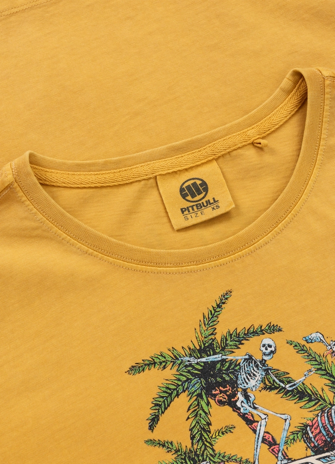 Koszulka damska T-shirt Pit Bull BeachBreak sprany żółty
