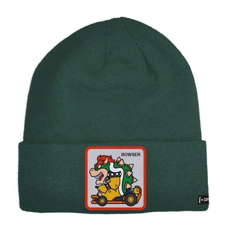Czapka zimowa Capslab Mario Bowser zielona