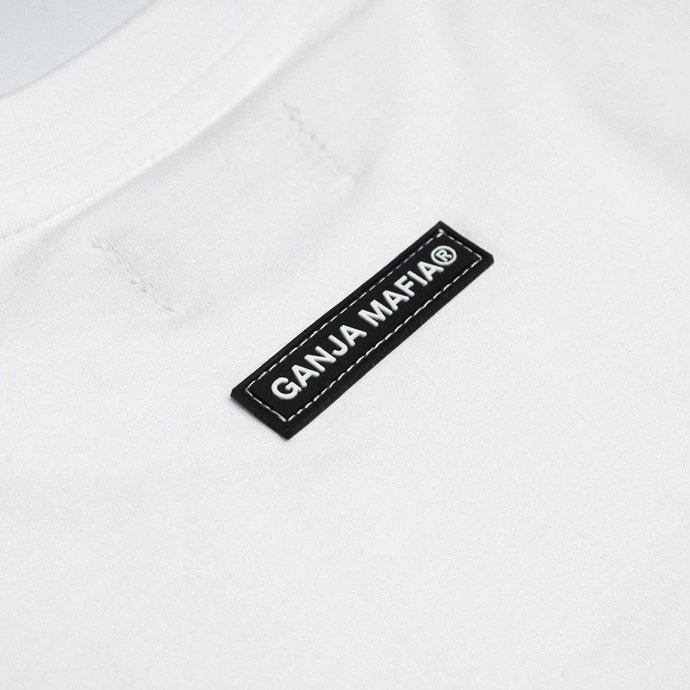 Koszulka męska T-shirt Ganja Mafia Dom biały