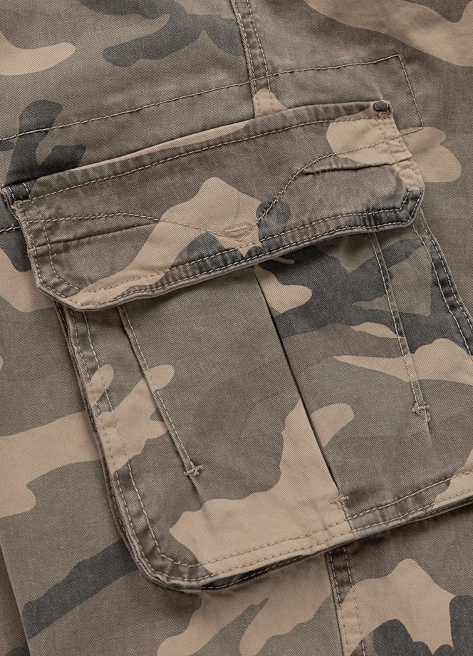 Spodnie męskie jogger bojówki Pitbull Proctor camo
