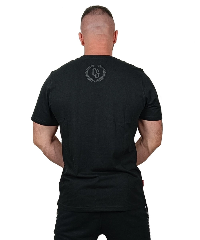 Koszulka męska T-shirt Ciemna Strefa Duży Herb czarna