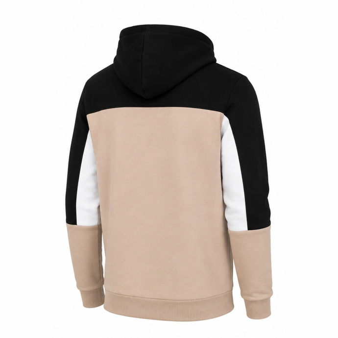 Bluza męska z kapturem Patriotic Cls Mini Shoulder beżowo/czarna