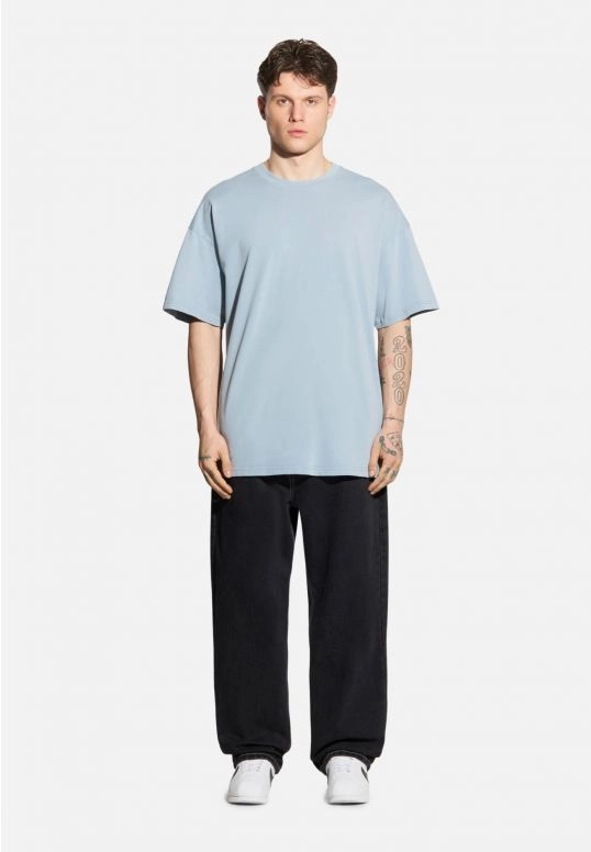 Koszulka męska t-shirt oversize Prosto Zont jasno niebieska