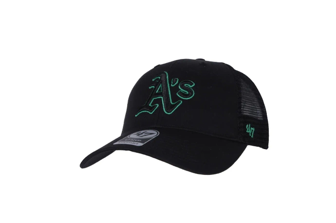 Czapka z daszkiem 47 Brand Oakland Athletics Black Branson Mesh czarna