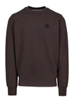 Bluza męska bez kaptura Pit Bull Small Logo 25 brązowa