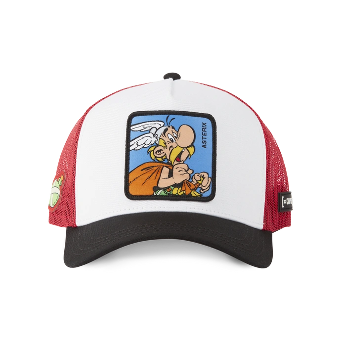 Czapka z daszkiem Capslab Asterix biało/czerwono/czarna