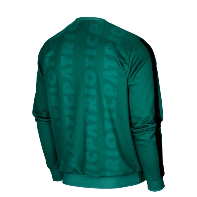 Bluza męska klasyczna Patriotic F-Football Green crewneck zielona