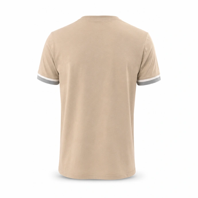 Koszulka męska T-shirt Patriotic Collage beżowa